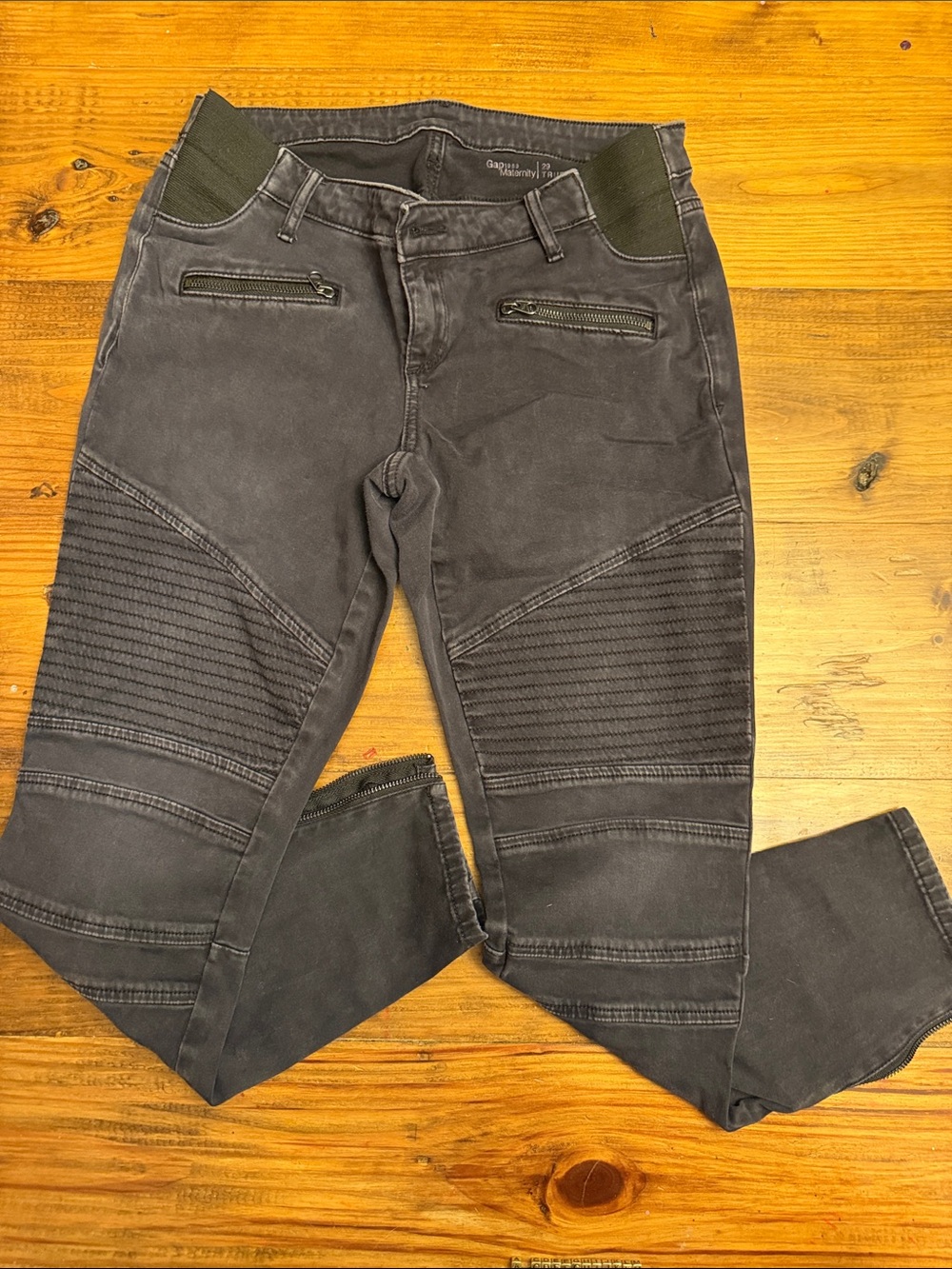GAP Women's Black Moto-Style Jeggings